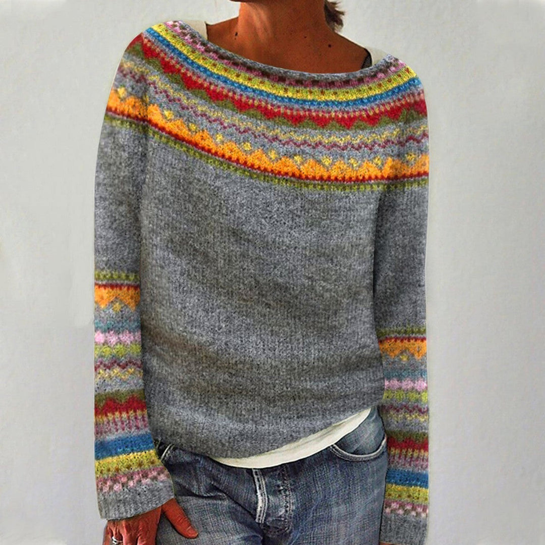 Olivia™ - Cozy Retro Sweater