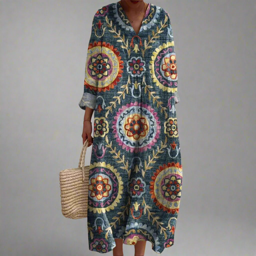 Laura™ | Elegant geometric dress