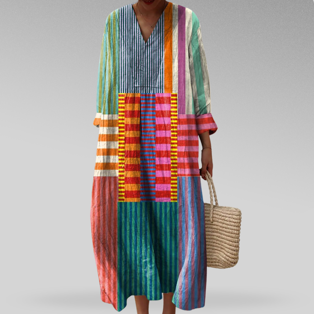 Camby™ | Colorblock Breeze Maxi Dress