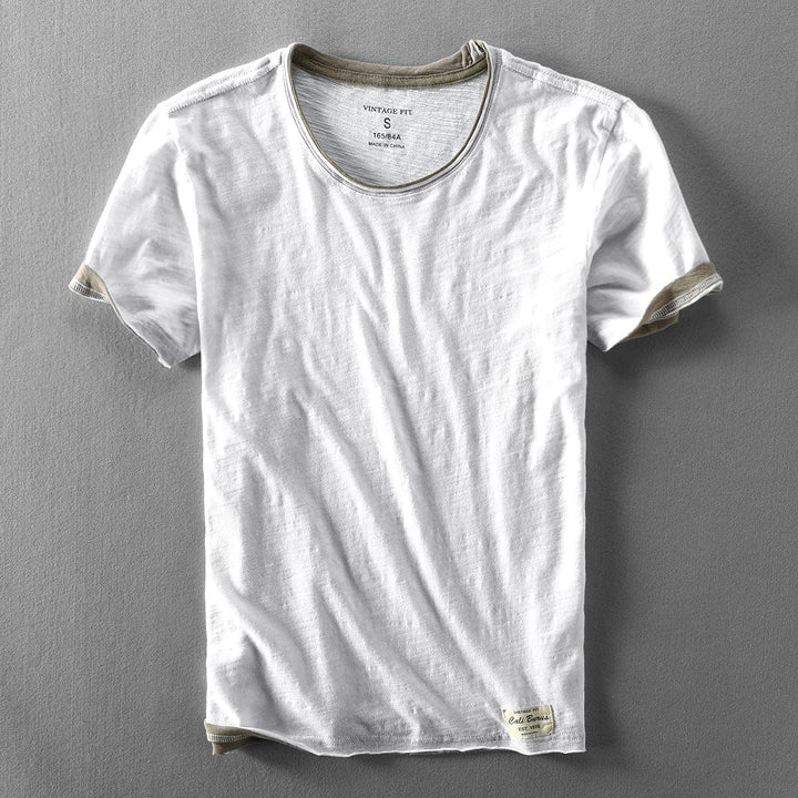 Elias Double-Layer Crew Neck Tee
