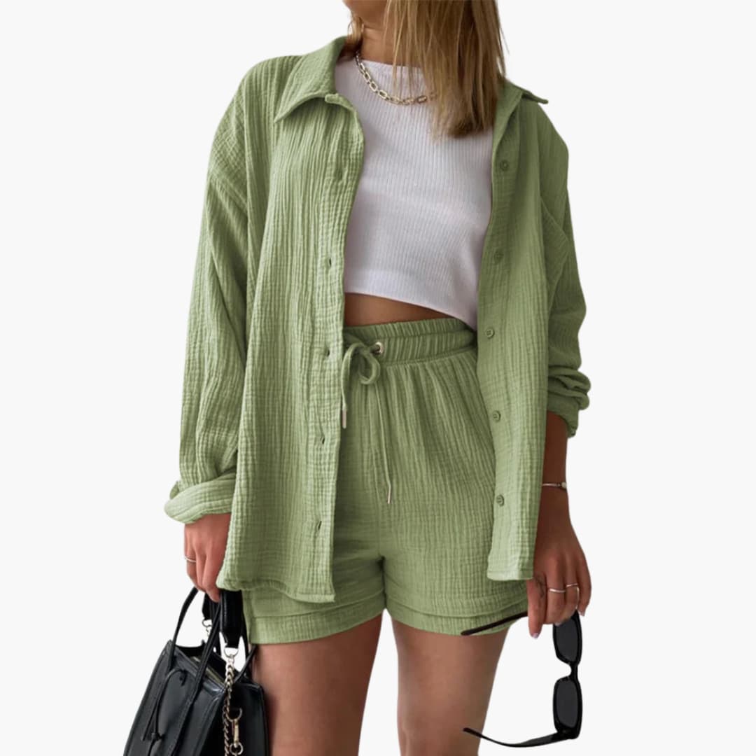 Aubrey™ | Effortless Two-Piece Set for Chic Comfort