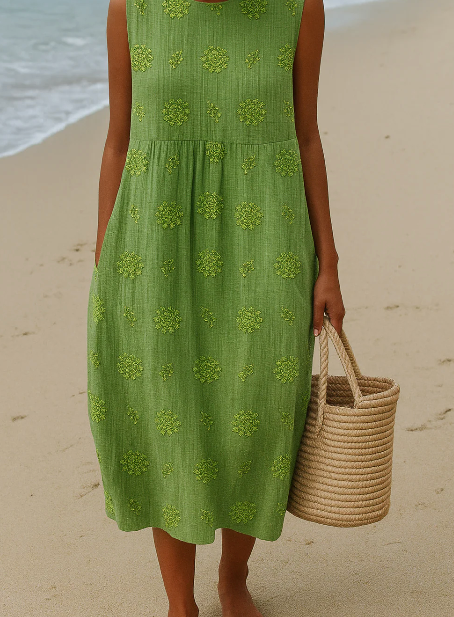 Inger – Elegant Floral Summer Dress | Ava & Miles