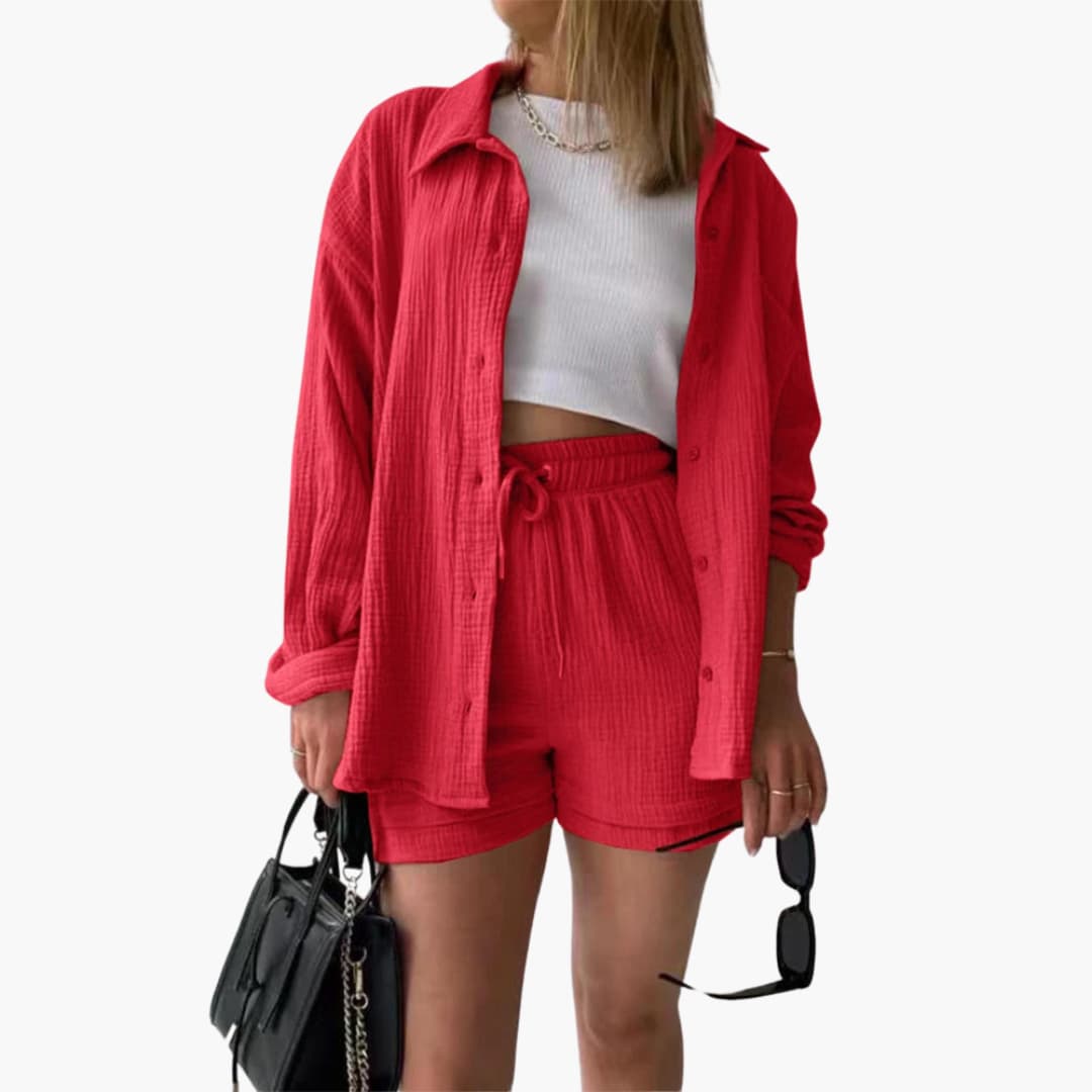 Aubrey™ | Effortless Two-Piece Set for Chic Comfort