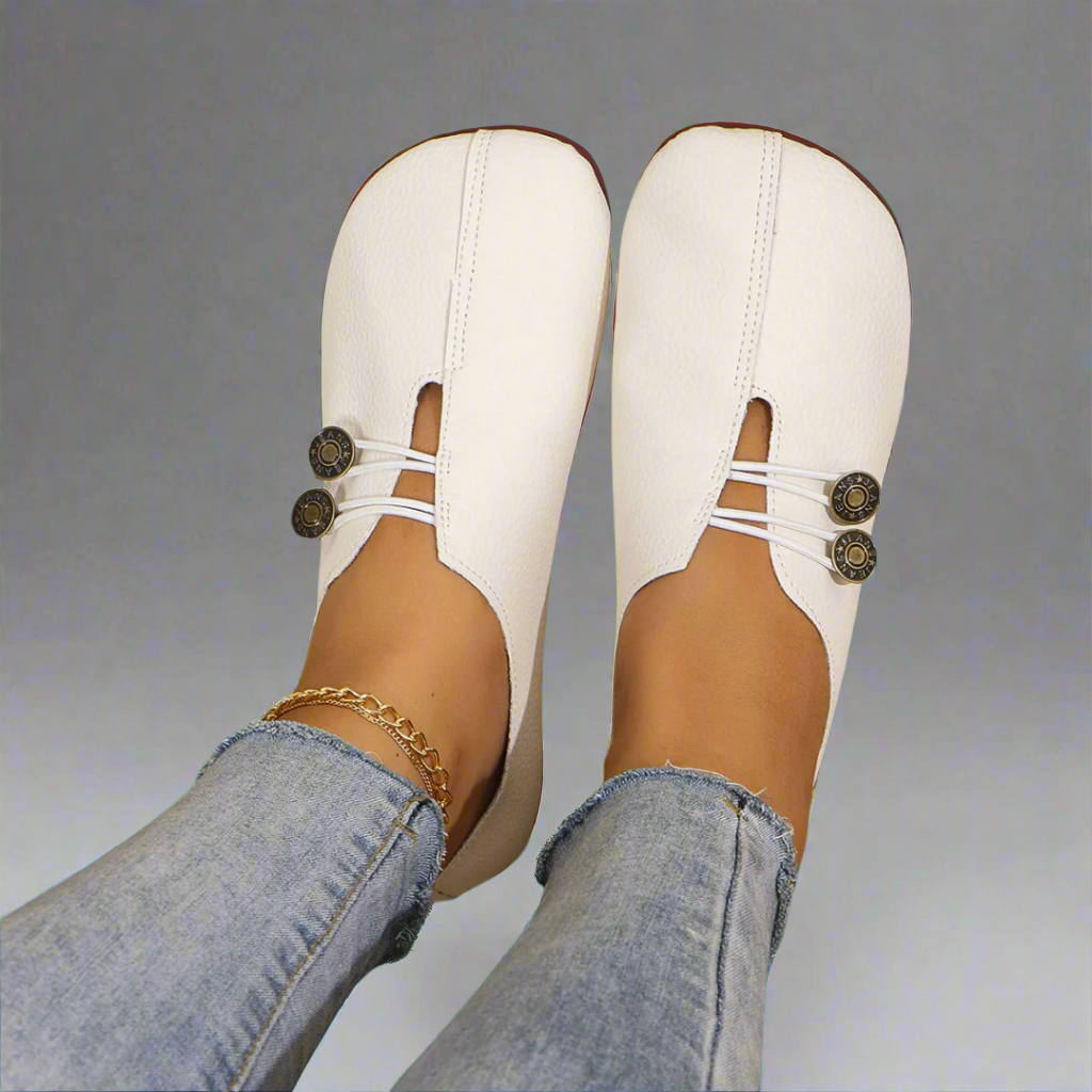 Livia™ | Orthopedic Leather Shoes