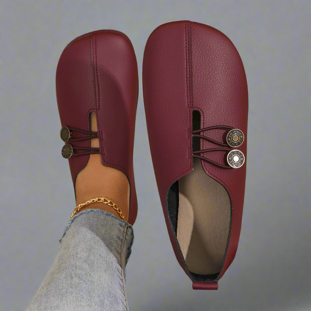 Livia™ | Orthopedic Leather Shoes