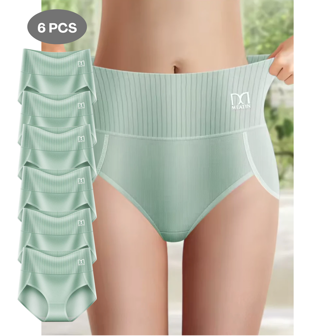 Ava | Set of 6 High-Waisted Shaping Panties