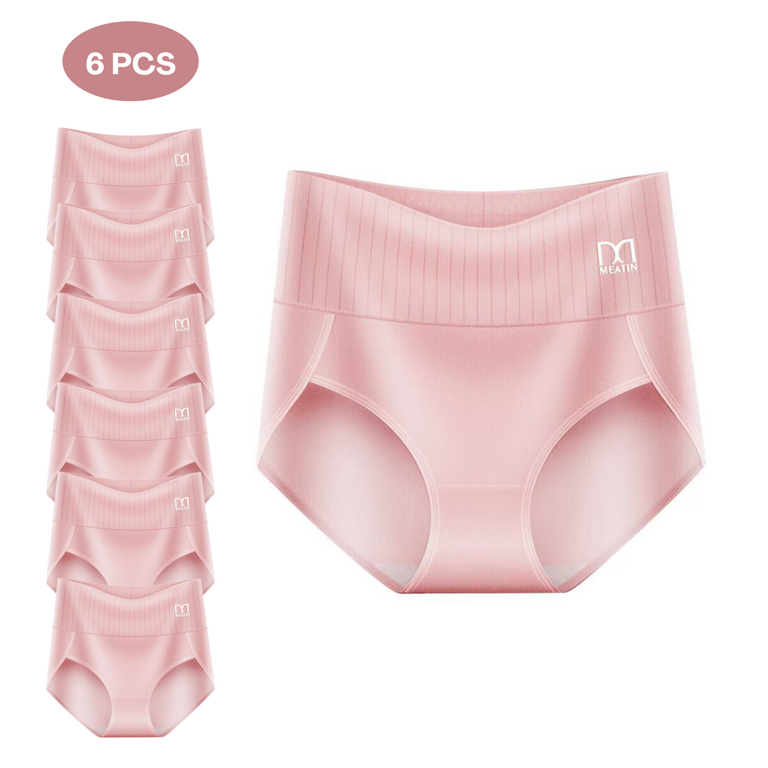 Ava | Set of 6 High-Waisted Shaping Panties