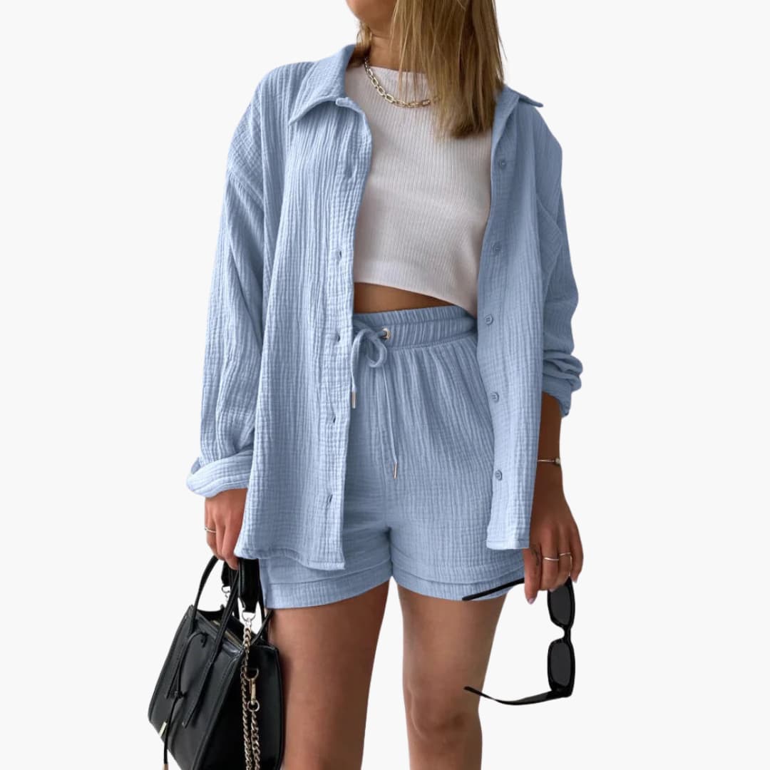 Aubrey™ | Effortless Two-Piece Set for Chic Comfort