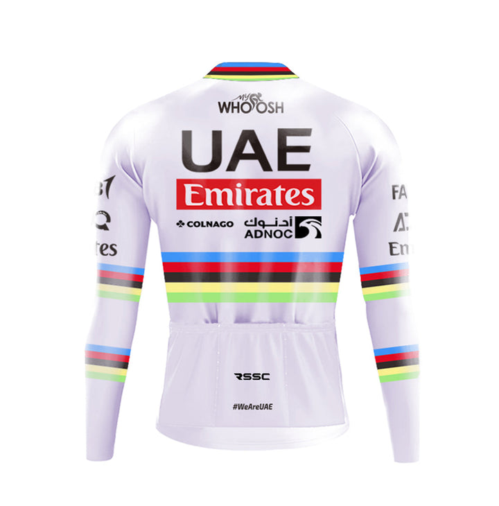 UAE Team Emirates-sleeved cycling set 2025