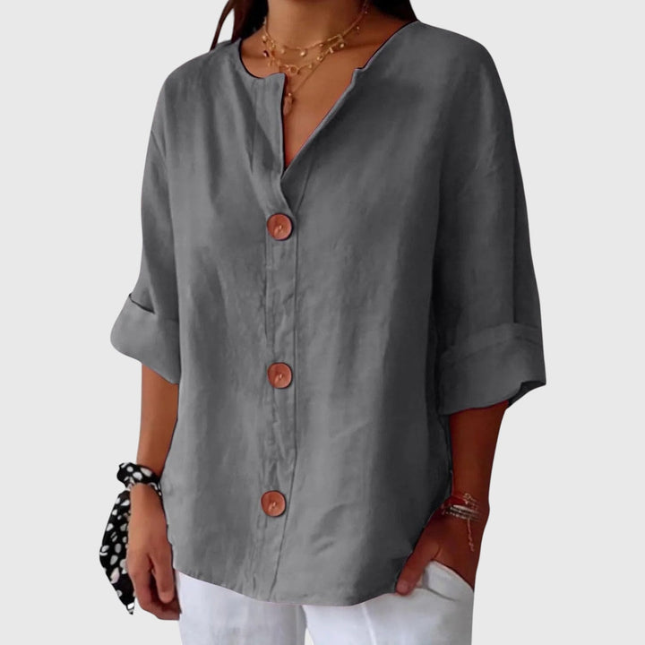 LOUISE™ | RELAXED LINEN BLOUSE