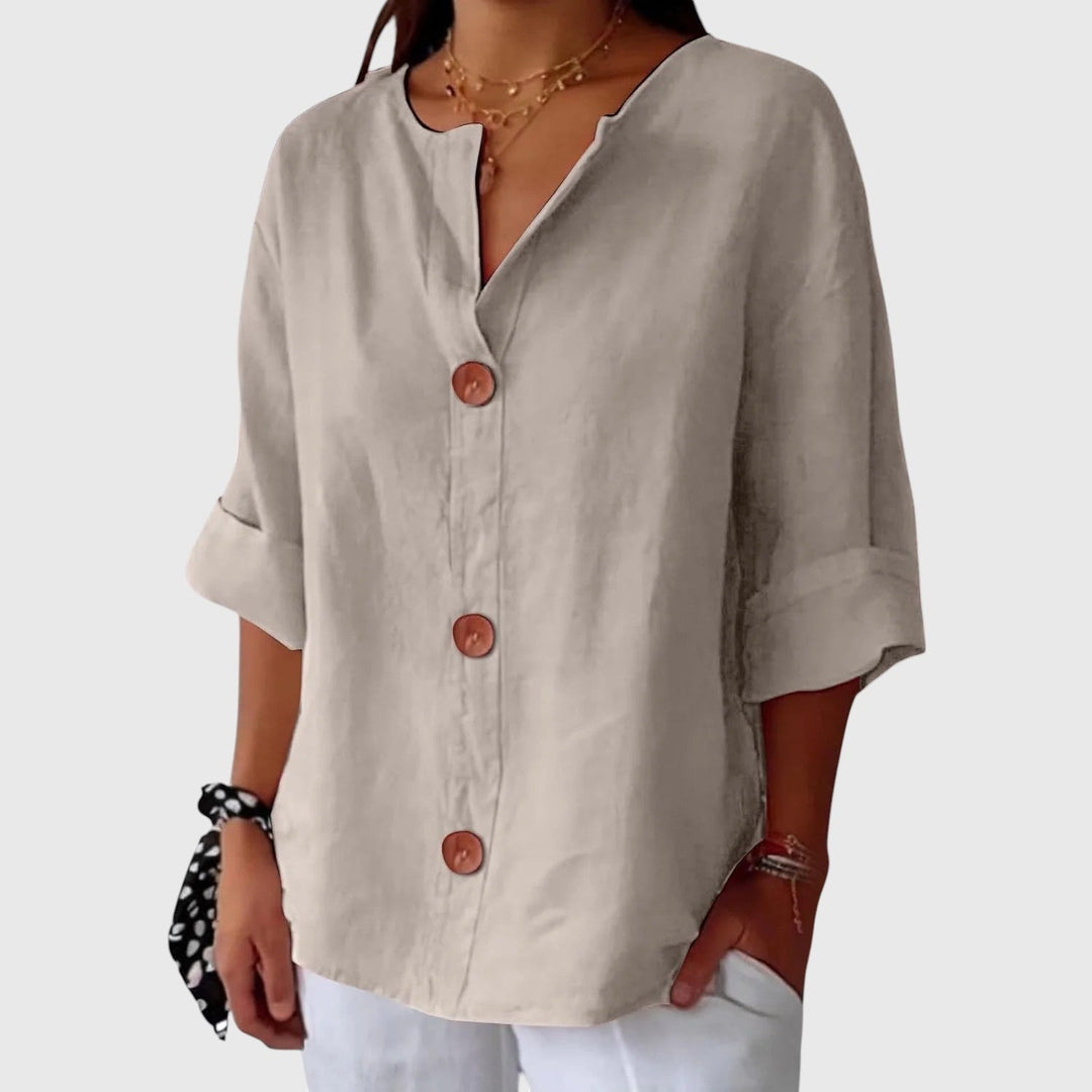 LOUISE™ | RELAXED LINEN BLOUSE