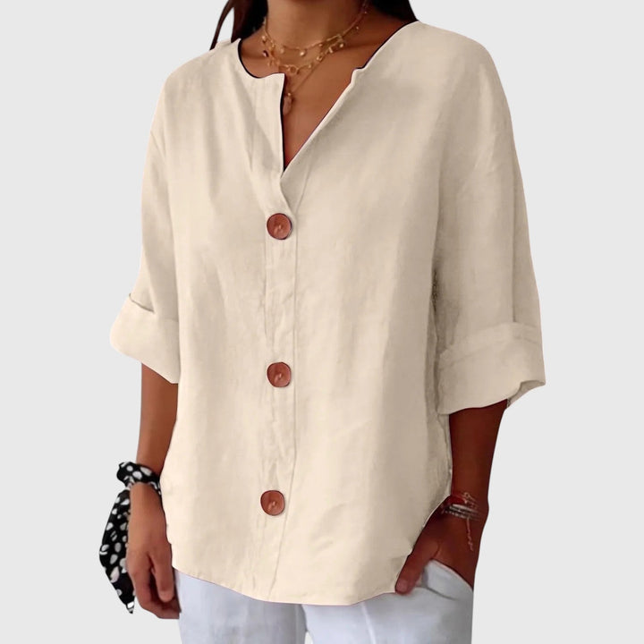 LOUISE™ | RELAXED LINEN BLOUSE