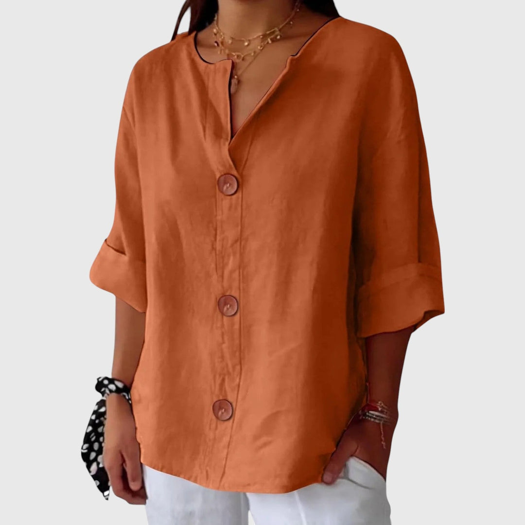 LOUISE™ | RELAXED LINEN BLOUSE
