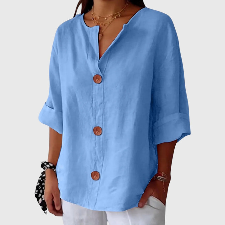 LOUISE™ | RELAXED LINEN BLOUSE