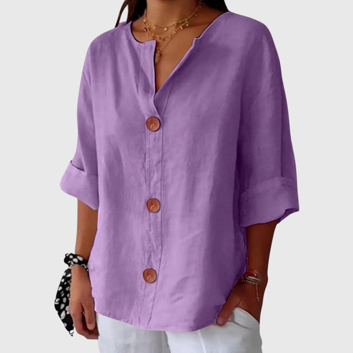 LOUISE™ | RELAXED LINEN BLOUSE