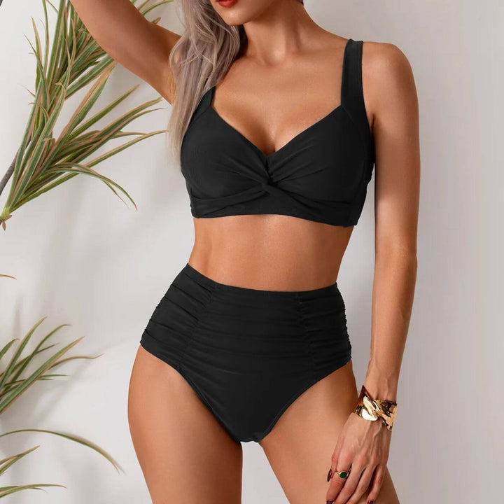 Bridget™ – High Waist 2 Piece Summer Bandeau Bikini