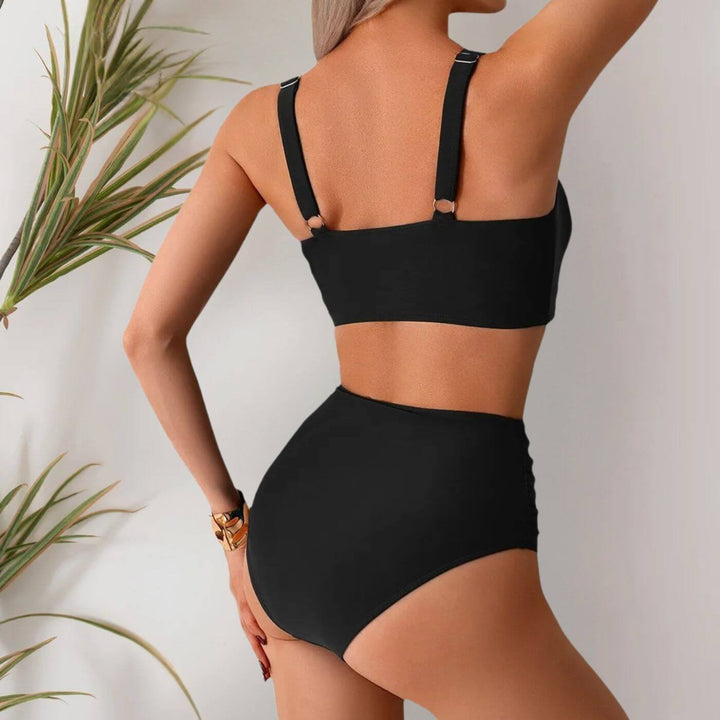 Bridget™ – High Waist 2 Piece Summer Bandeau Bikini