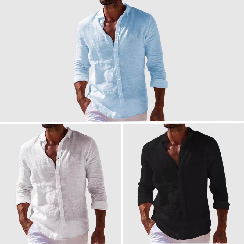 Desmond - Coastline Linen Shirt