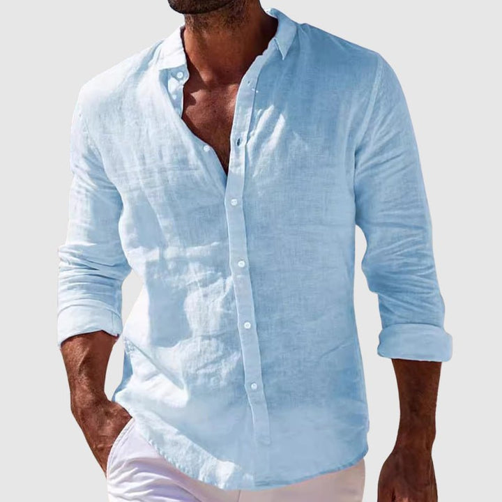 Desmond - Coastline Linen Shirt