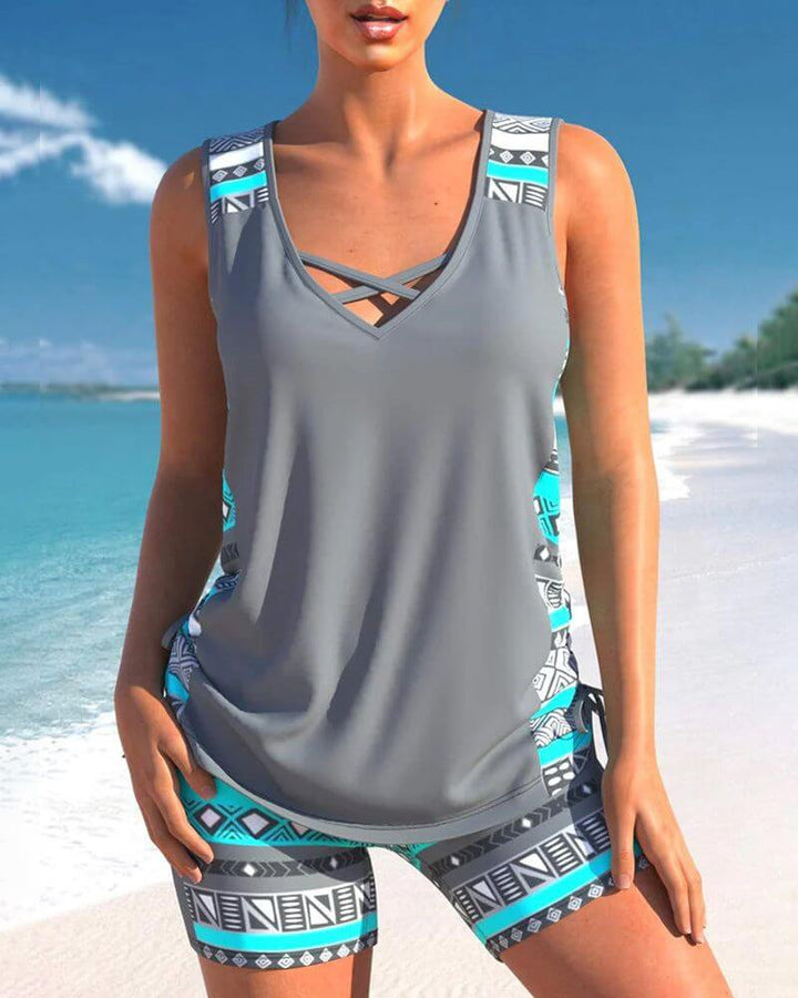 Kristin™ - Premium Tankini Swimming Set