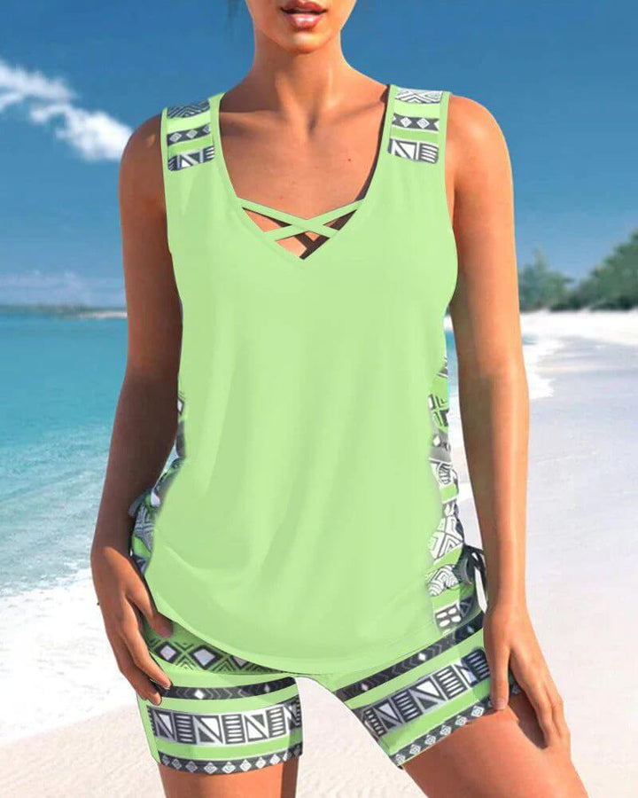 Kristin™ - Premium Tankini Swimming Set