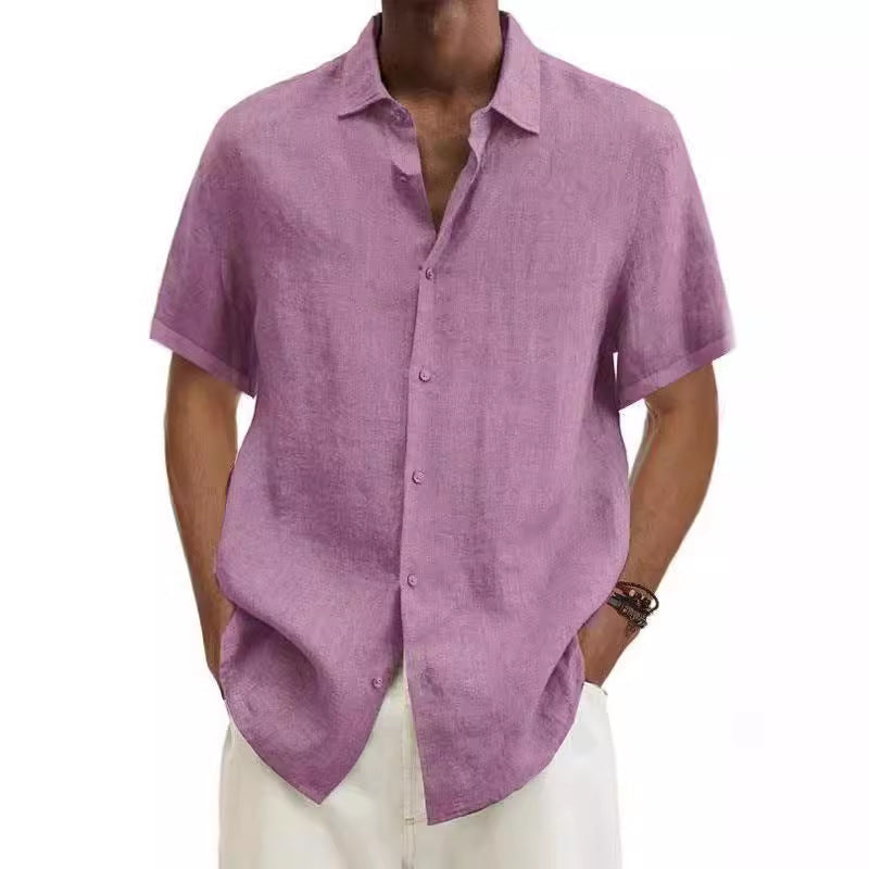 Avero – Men's Linen Short Sleeve Shirt