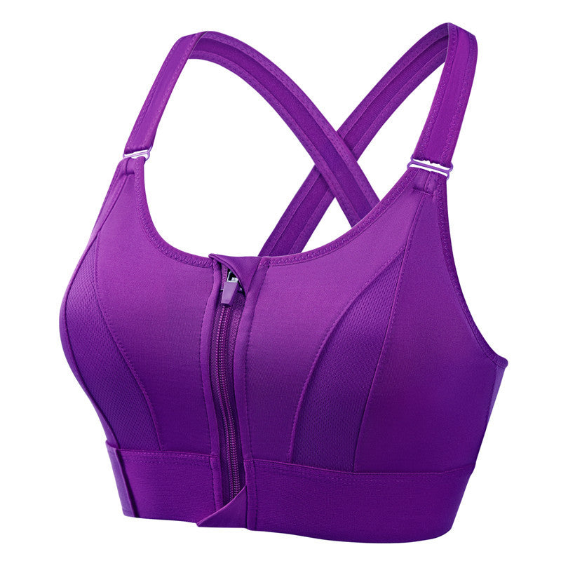 Brielle | Zip-Front Cooling Sports Bra