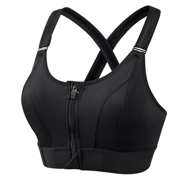 Brielle | Zip-Front Cooling Sports Bra