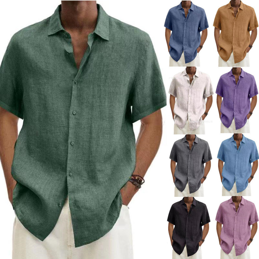 Avero – Men's Linen Short Sleeve Shirt