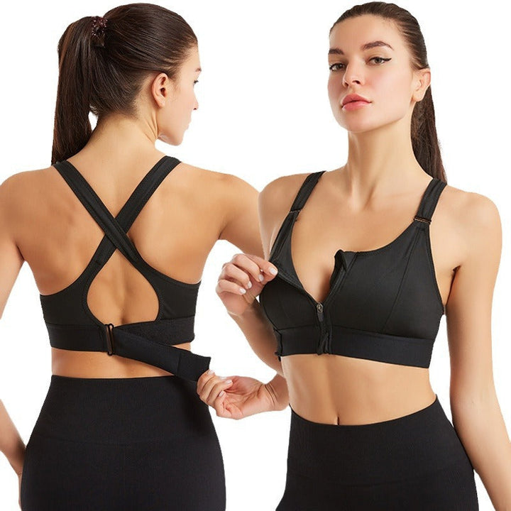 Brielle | Zip-Front Cooling Sports Bra