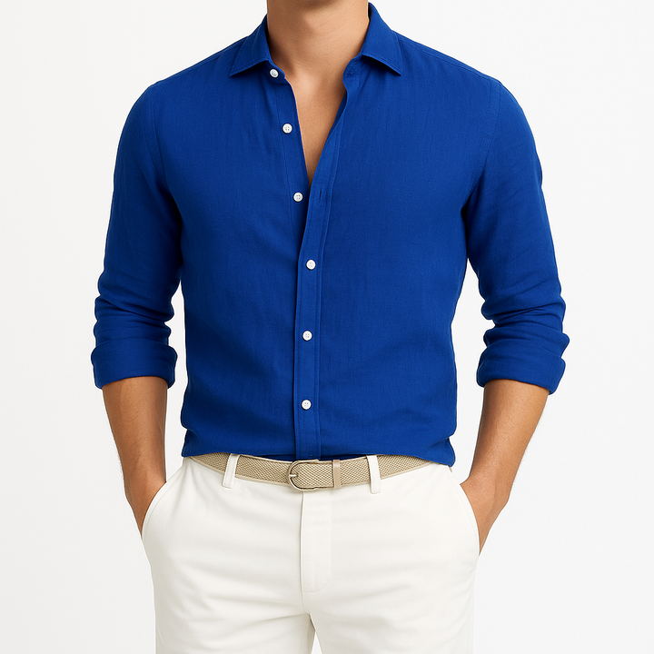 Elias – Men’s Linen Shirt