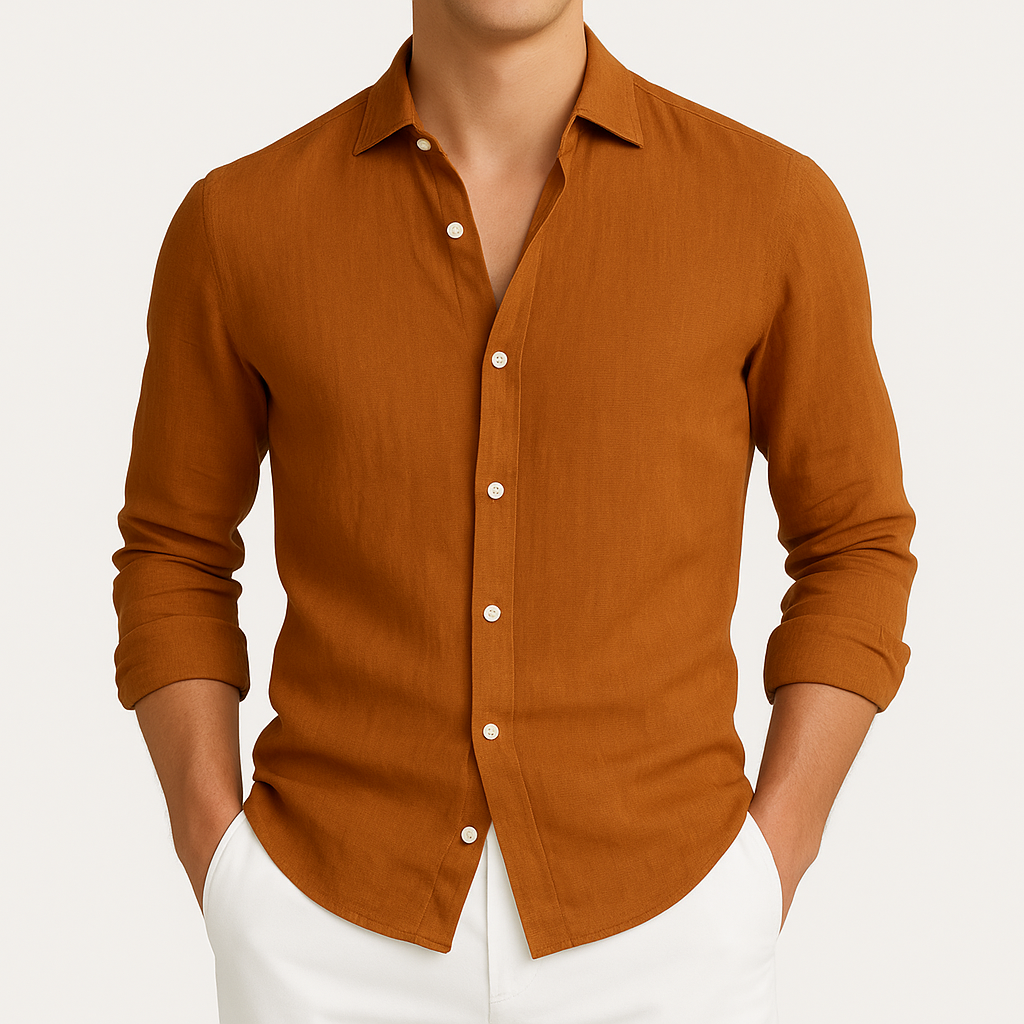 Elias – Men’s Linen Shirt