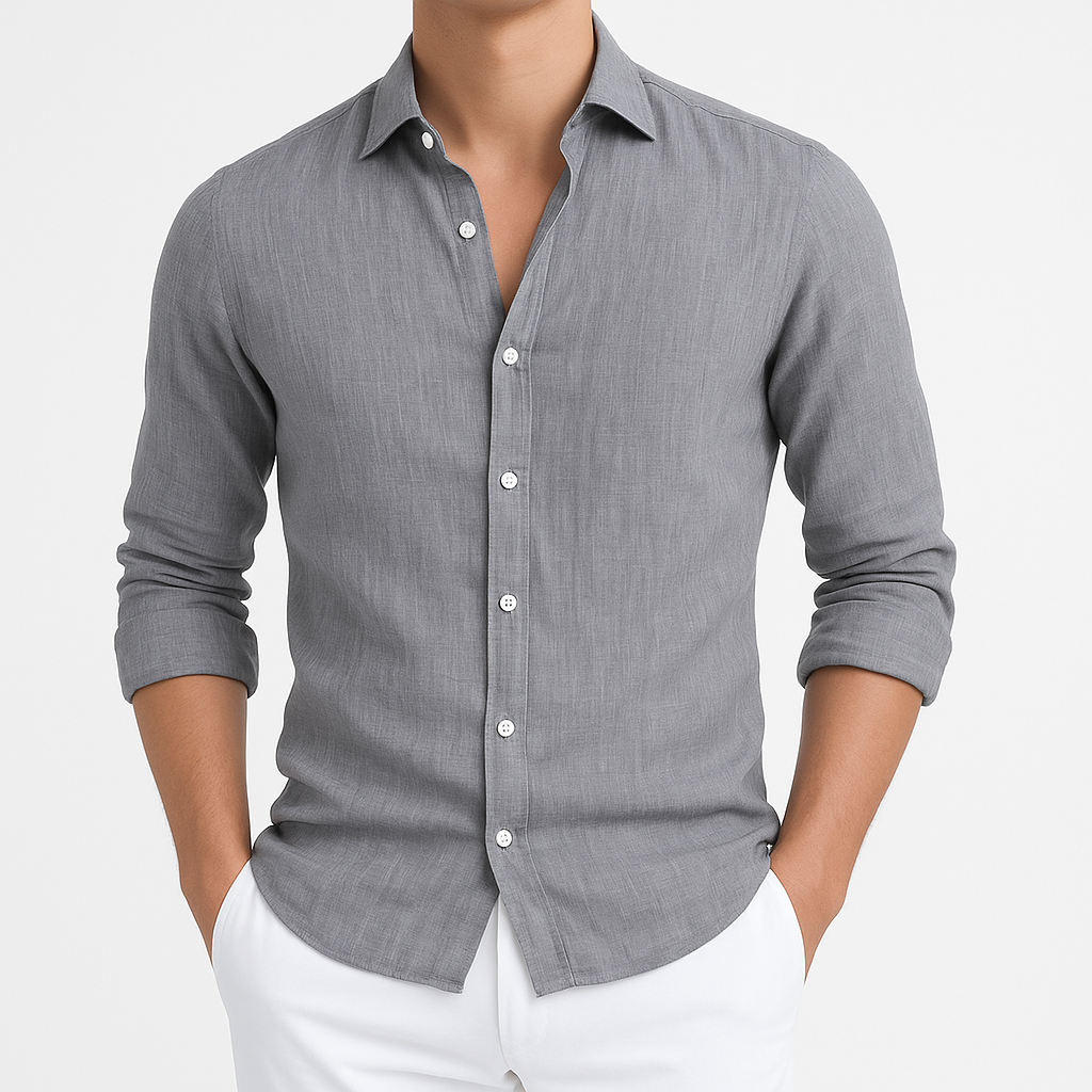Elias – Men’s Linen Shirt