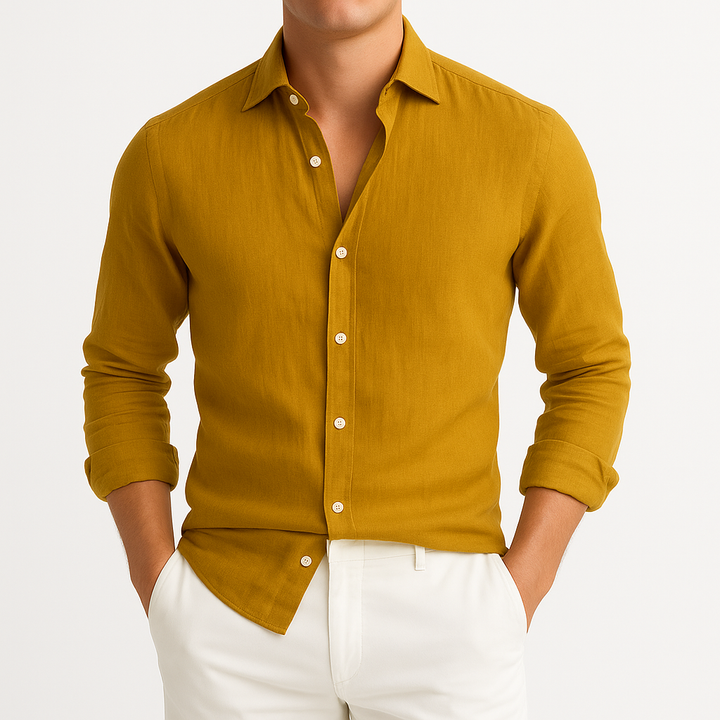 Elias – Men’s Linen Shirt