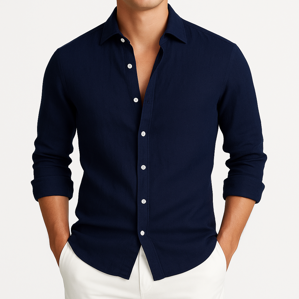 Elias – Men’s Linen Shirt