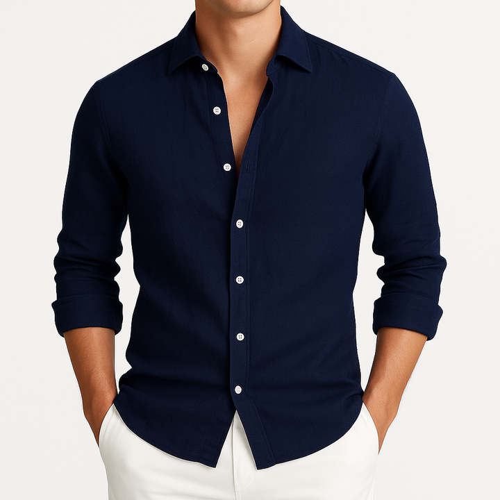 Elias – Men’s Linen Shirt