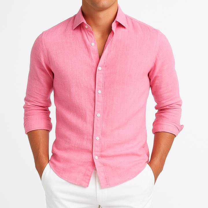 Elias – Men’s Linen Shirt