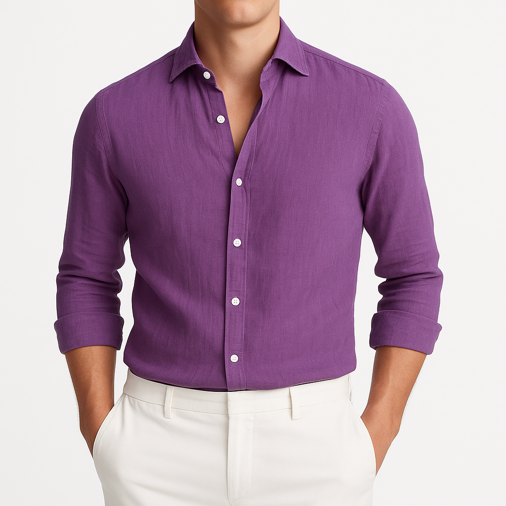 Elias – Men’s Linen Shirt