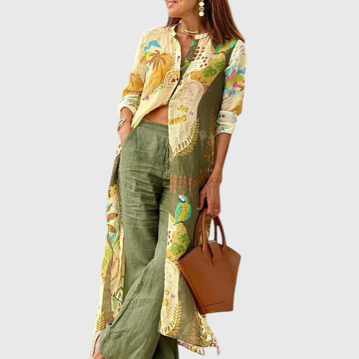 JESSI™ | LINEN CO-ORD SET WITH EFFORTLESS ELEGANC