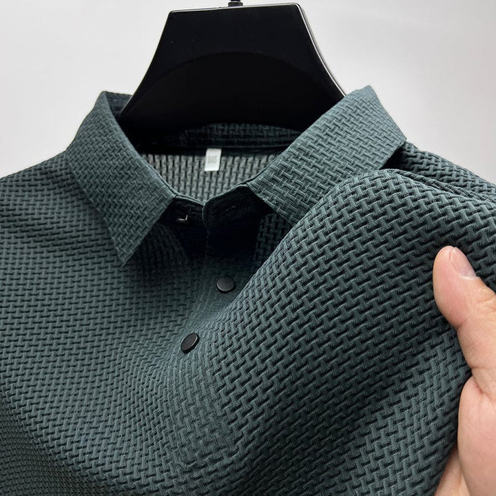 Bracciano Silk Polo Shirt