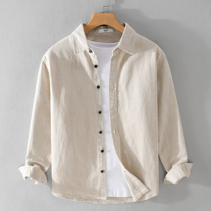 Kairos – Men's Linen-Cotton Long Sleeve Shirt