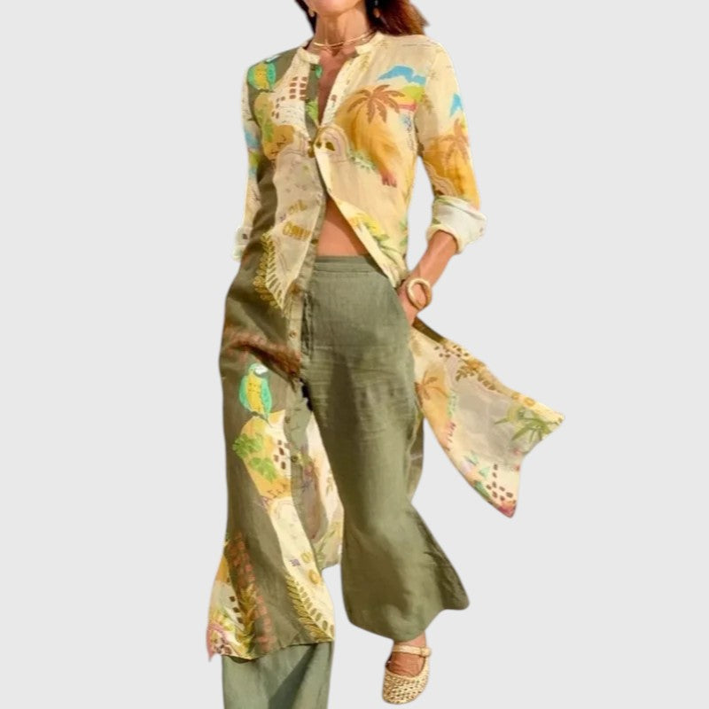 JESSI™ | LINEN CO-ORD SET WITH EFFORTLESS ELEGANC