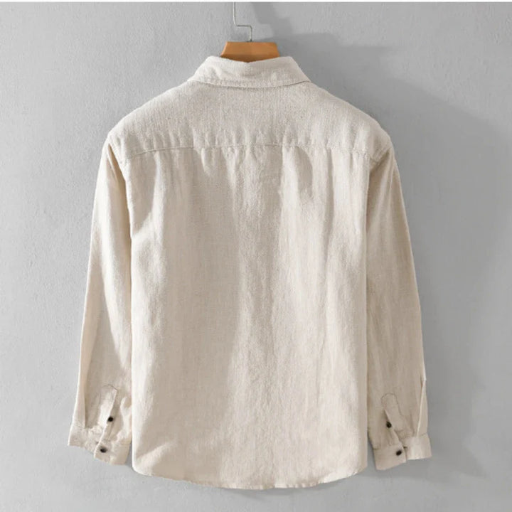 Kairos – Men's Linen-Cotton Long Sleeve Shirt