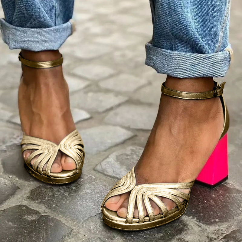 Soise™ | Classic Open-Toe Ankle Strap Sandals