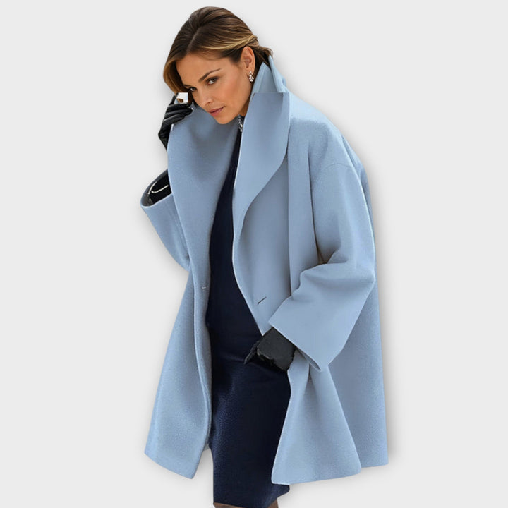 Ava - Premium Windproof Wool Coat