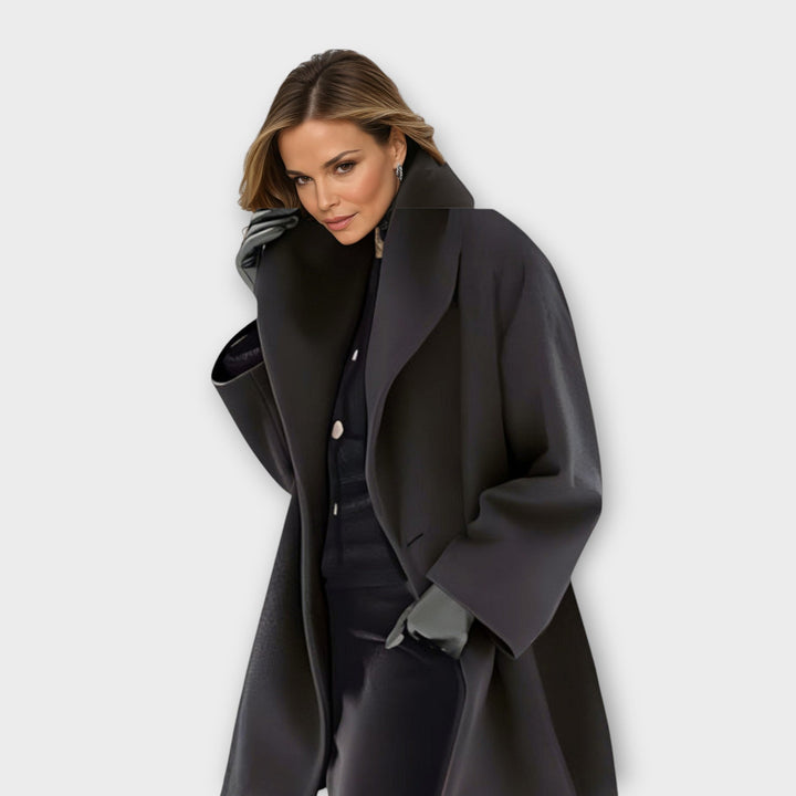 Ava - Premium Windproof Wool Coat