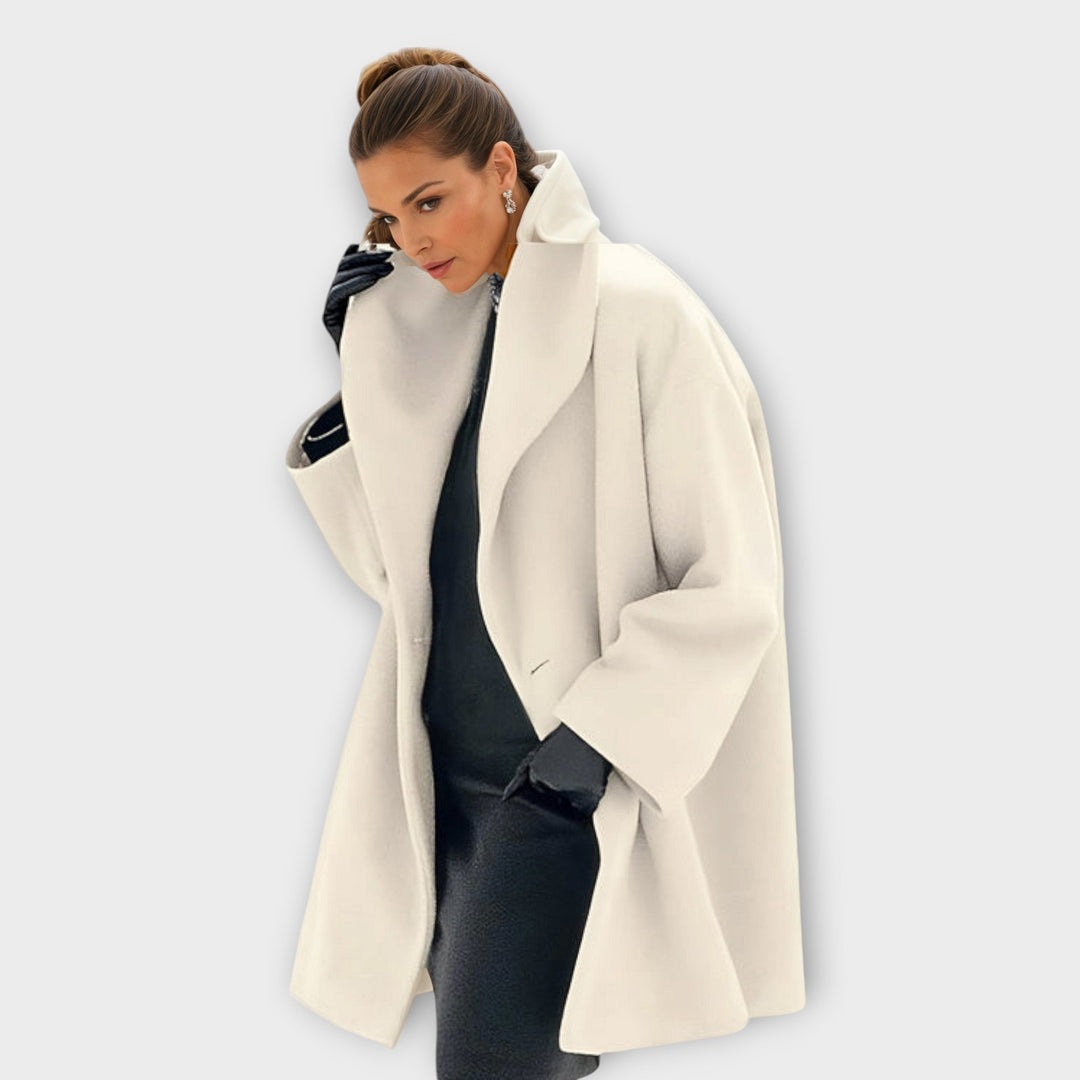 Ava - Premium Windproof Wool Coat